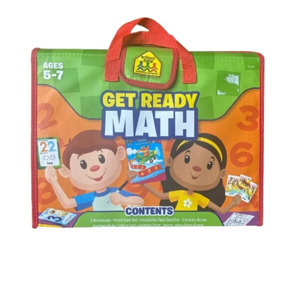 School Zone Get Ready Math Fun Playset Learning Pack Ages 5-7 - BRAND NEW - Picture 1 of 4